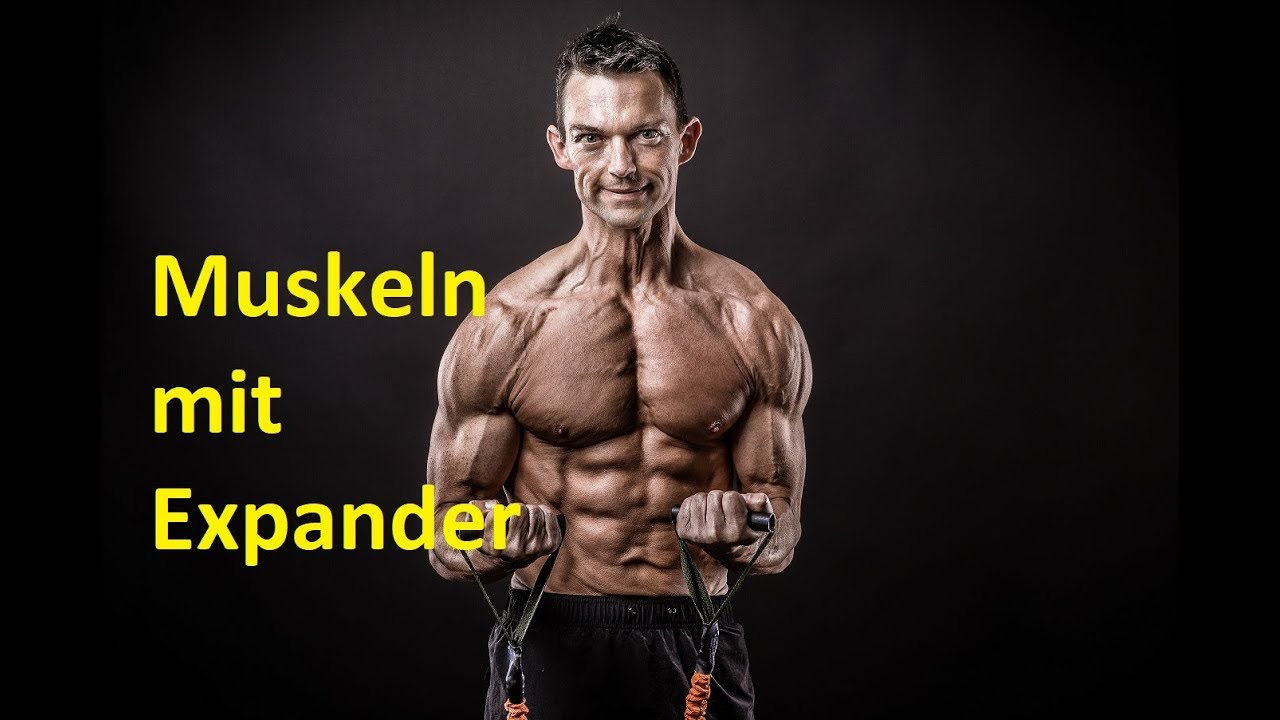 Ganzkörper Muskelaufbautraining mit Expander  für zuhause oder im Hotel -  ECT
