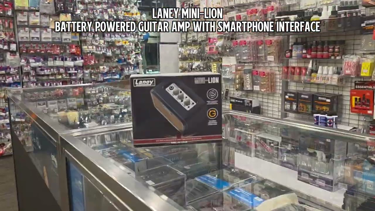 Laney MINI-LION Battery Powered Guitar Amp with Smartphone Interface at Davis Guitar Singapore