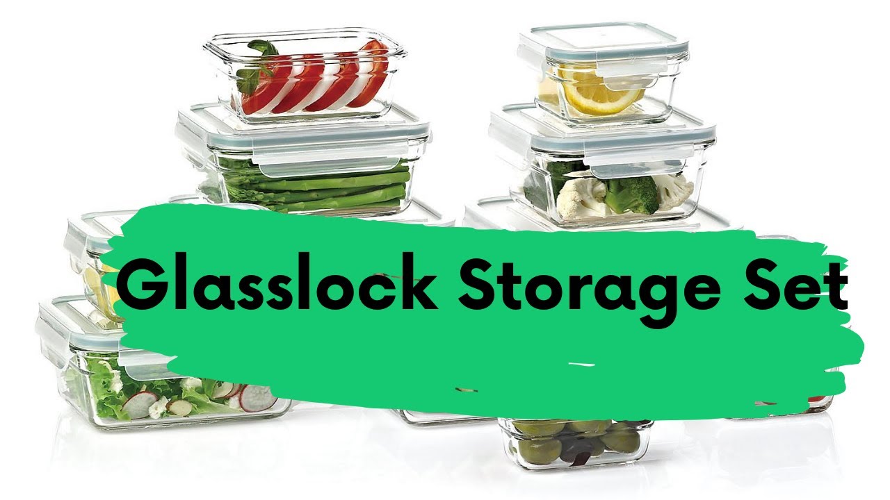 Unboxing of Glasslock 24-Piece Glass Food Storage Set