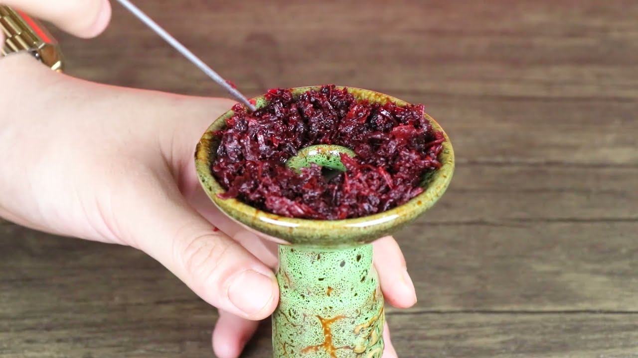 SHISHA DFESKAH Wie man eine kleine Wasserpfeife dazu bringt, mehr Rauch zu rauchen