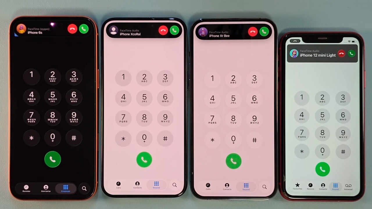 iphone17pm iphone15pm iphone14prom iphone11 incoming call facetime outgoing call