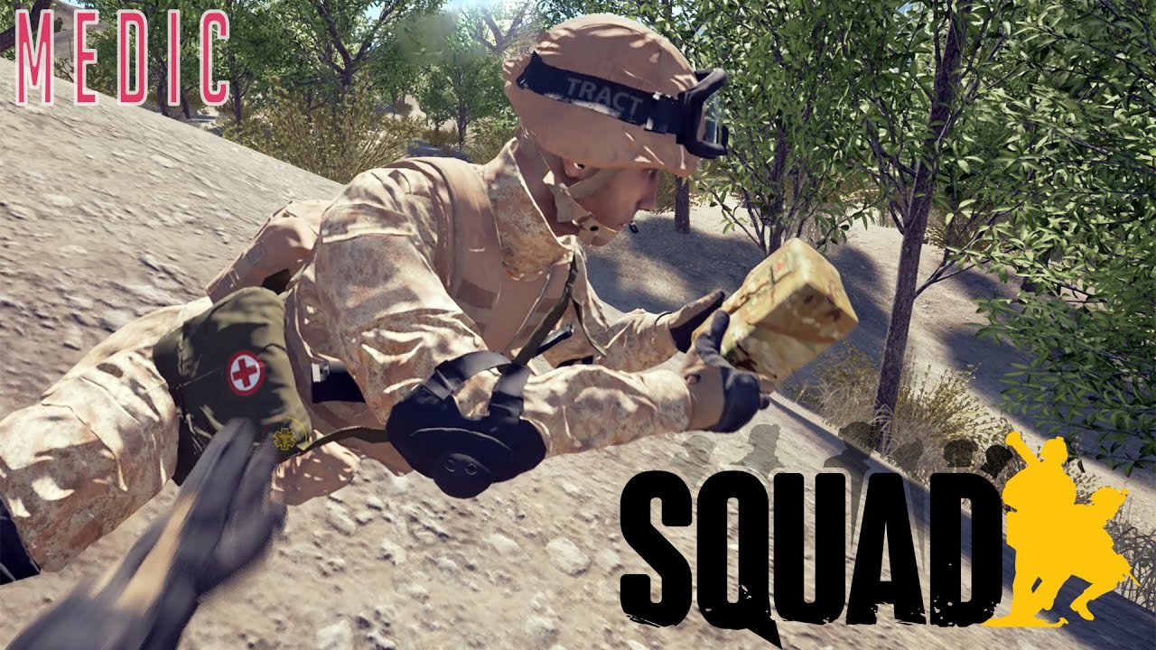 SQUAD (alpha 9.0) First gameplay as Medic