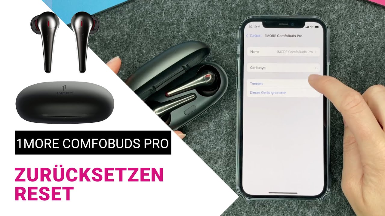 1MORE ComfoBuds Pro - Zurücksetzen Reset • 🎧 • 🅧 • ⏬ •