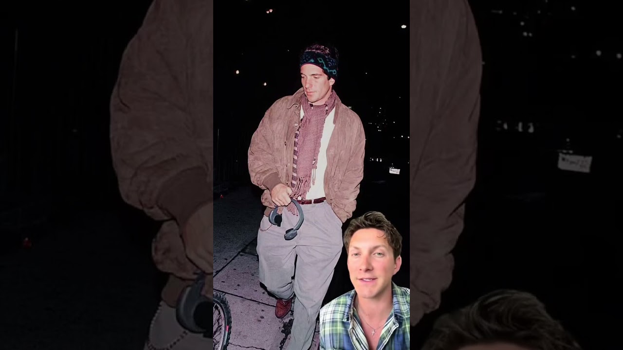 JFK Jr dressed dressed like a black man in the 90s #jfkjr