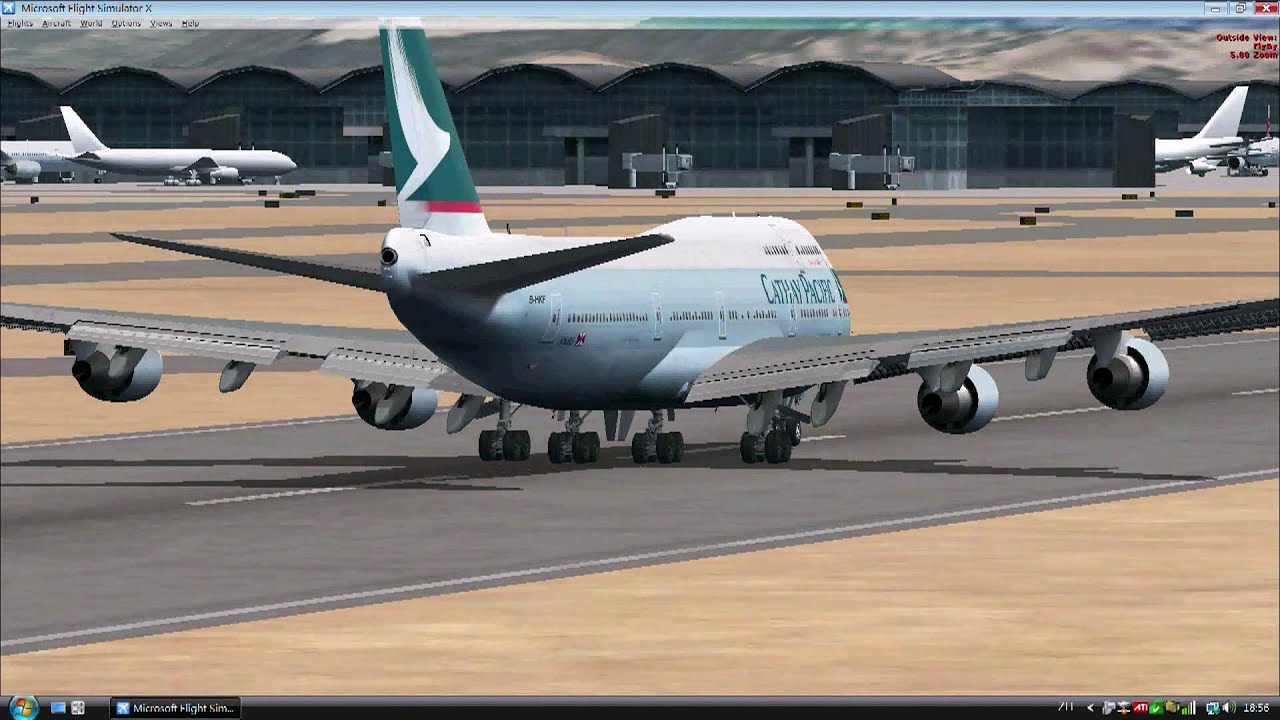 FSX Cathay Pacific B744 CX739