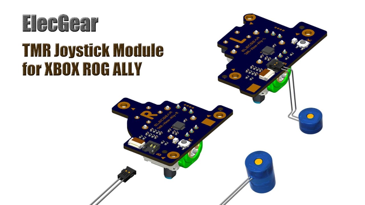 Замена модуля джойстика ElecGear TMR для Xbox ROG Ally