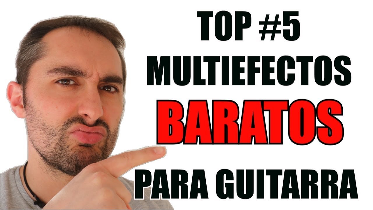 las 5 MEJORES PEDALERAS MULTIEFECTOS para GUITARRA ✅ Baratas y Buenas!