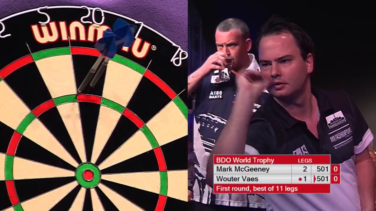 Darts World Trophy 2017 Round 1 McGeeney vs Waes