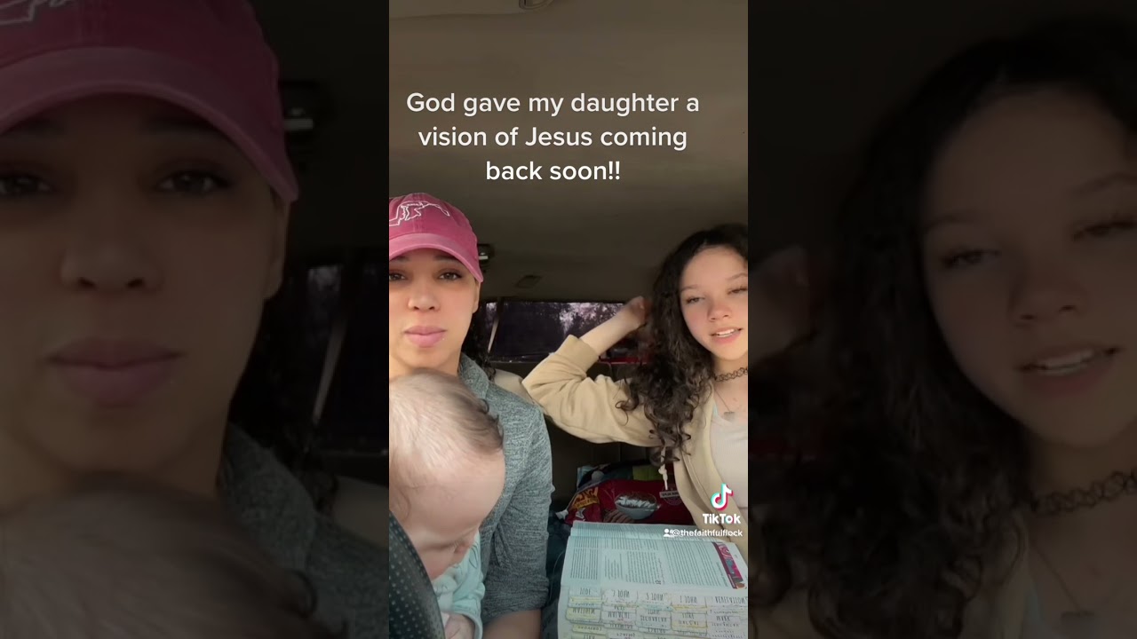 God gave my daughter a vision of Jesus coming back soon! #dream #prophecy #rapture #bible