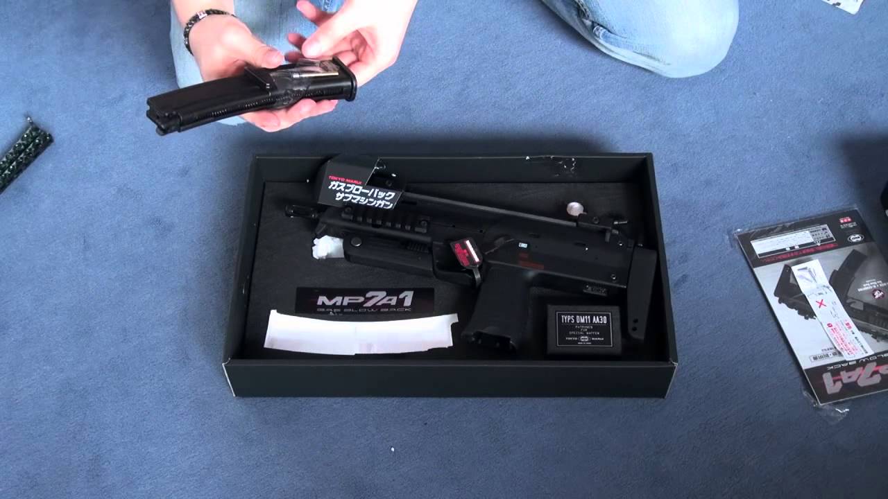 (Airsoft) Unboxing the MP7 A1 Marui Gbb - KhanSeb