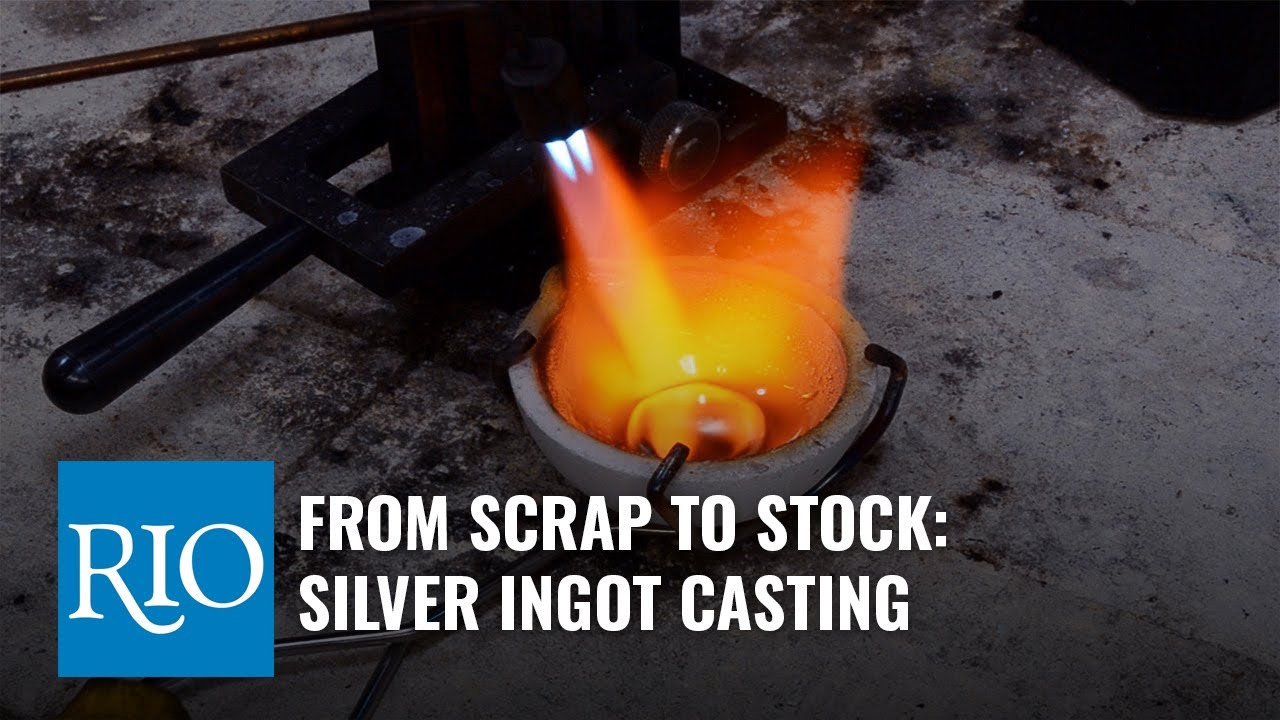 From Scrap to Stock: Silver Ingot Casting