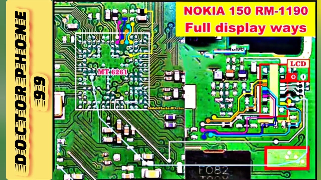 NOKIA 150 RM 1190 full display ways jumper solution 💯