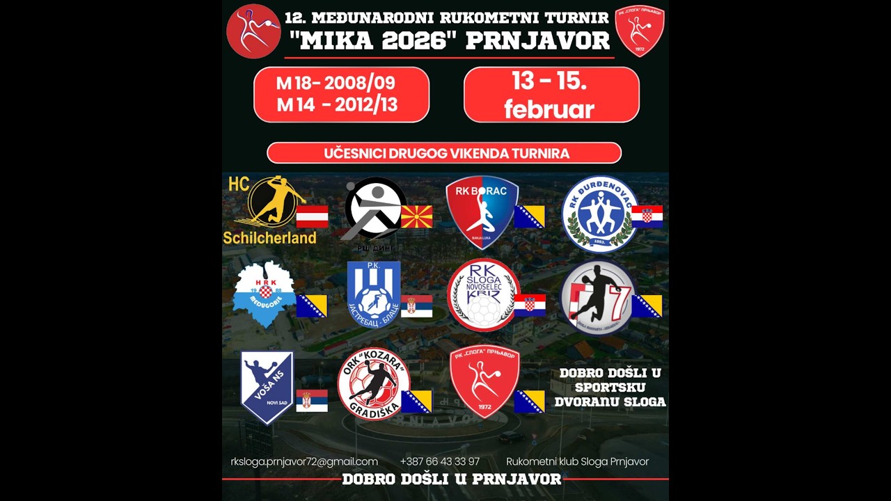 12th INTERNATIONAL HANDBALL TOURNAMENTS 