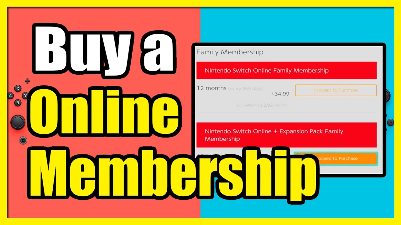 How to Buy a Nintendo Switch Online Membership to Play Games online (Easy Tutorial)