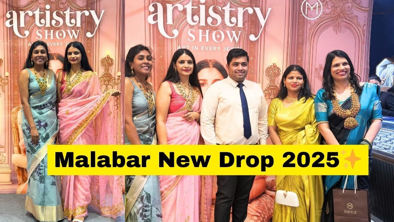 Inside Malabar Gold & Diamonds|New Jewellery Launch in Dubai | Latest Gold & Diamond Collection 2025