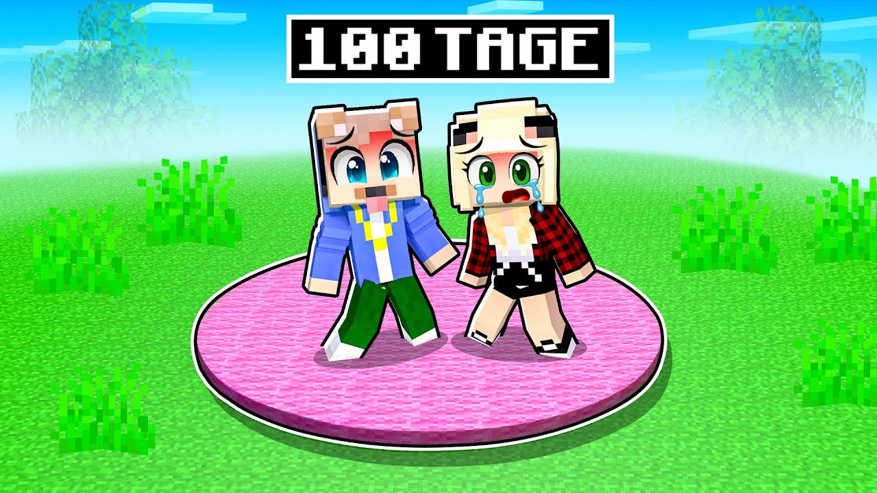 WIR WURDEN 100 TAGE IN EINEM PINKEN KREIS GEFANGEN GEHALTEN!