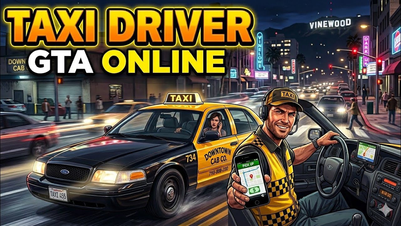 Taxi Driver in GTA Online