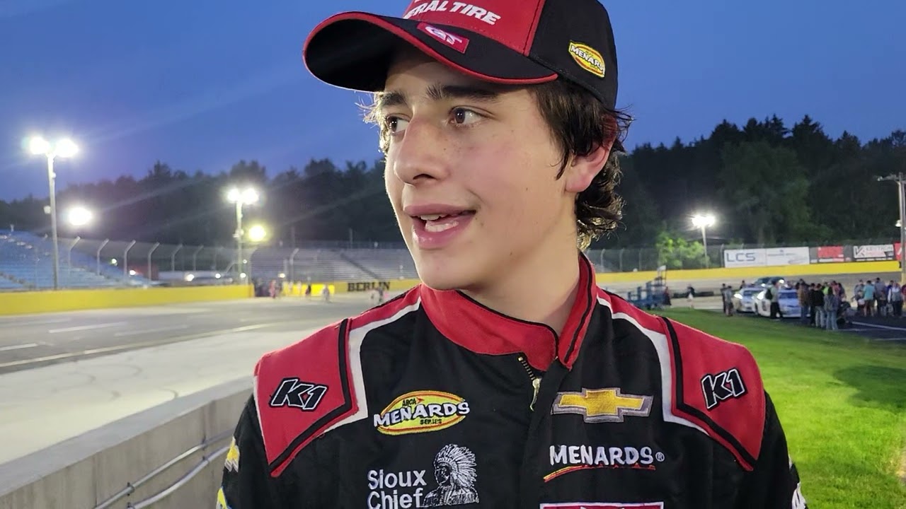 Andres Perez De Lara talks about finishing fourth at the ARCA Race at Berlin