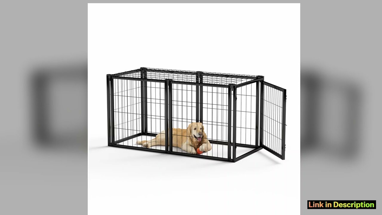 Dog Crate 472 Dog Kennel for Small Medium Dogs Puppy Dog Playpen with Top Pet Cage Indoor
