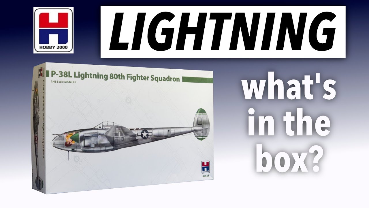 HOBBY 2000 P-38 LIGHTNING - what's in the box?
