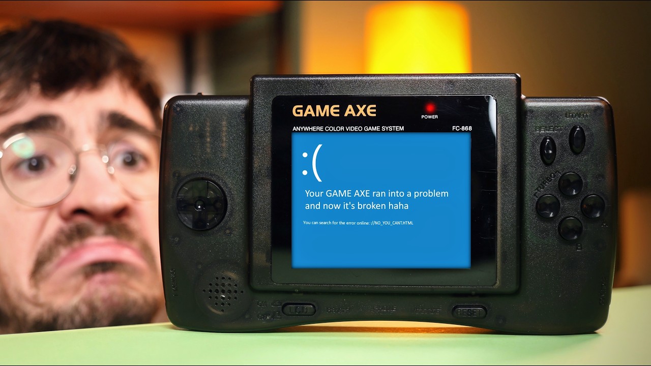 Trying to repair my Game Axe so I can feel happy again