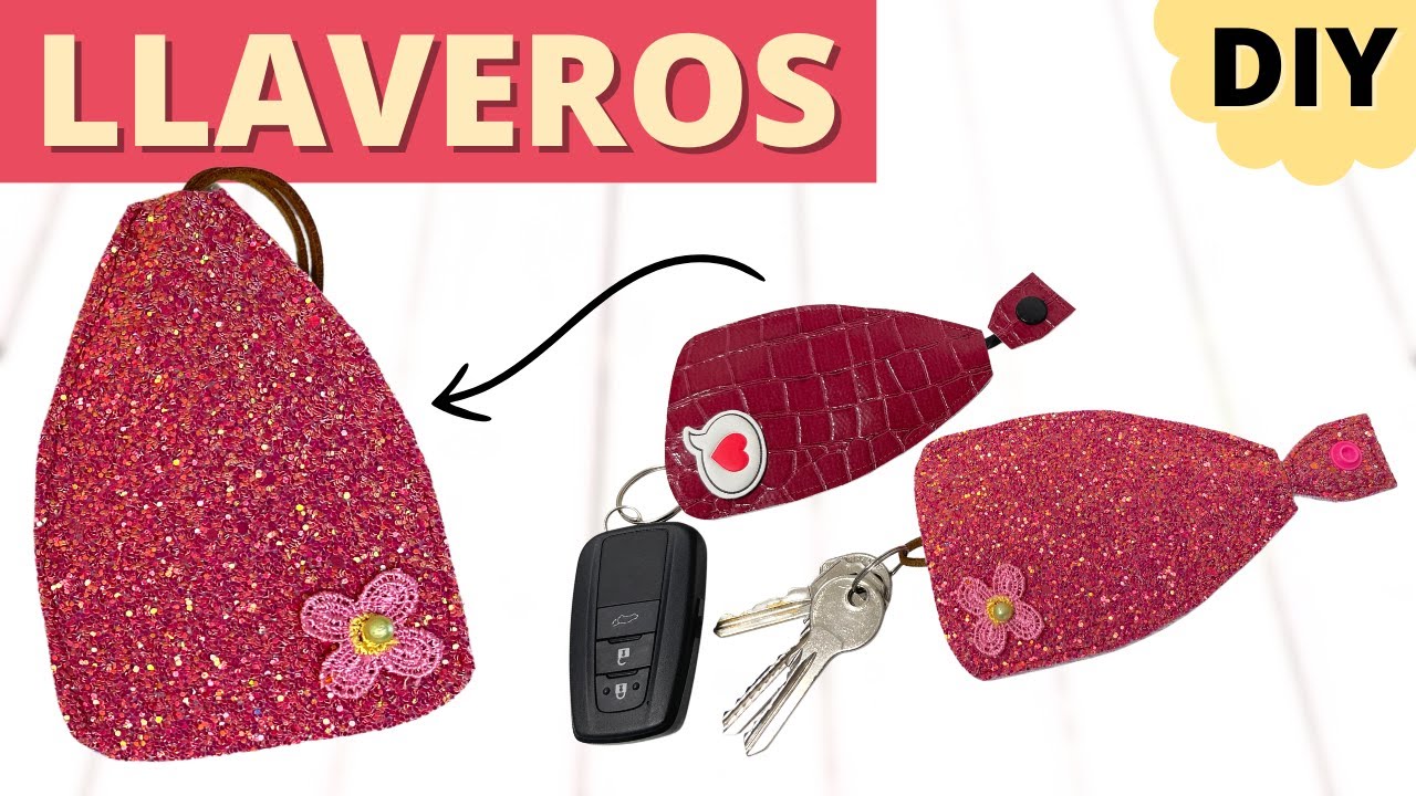 LLAVEROS EN POLIPIEL DIY | TE ENSEÑO A HACER EL PATRON | Yuyis Creations