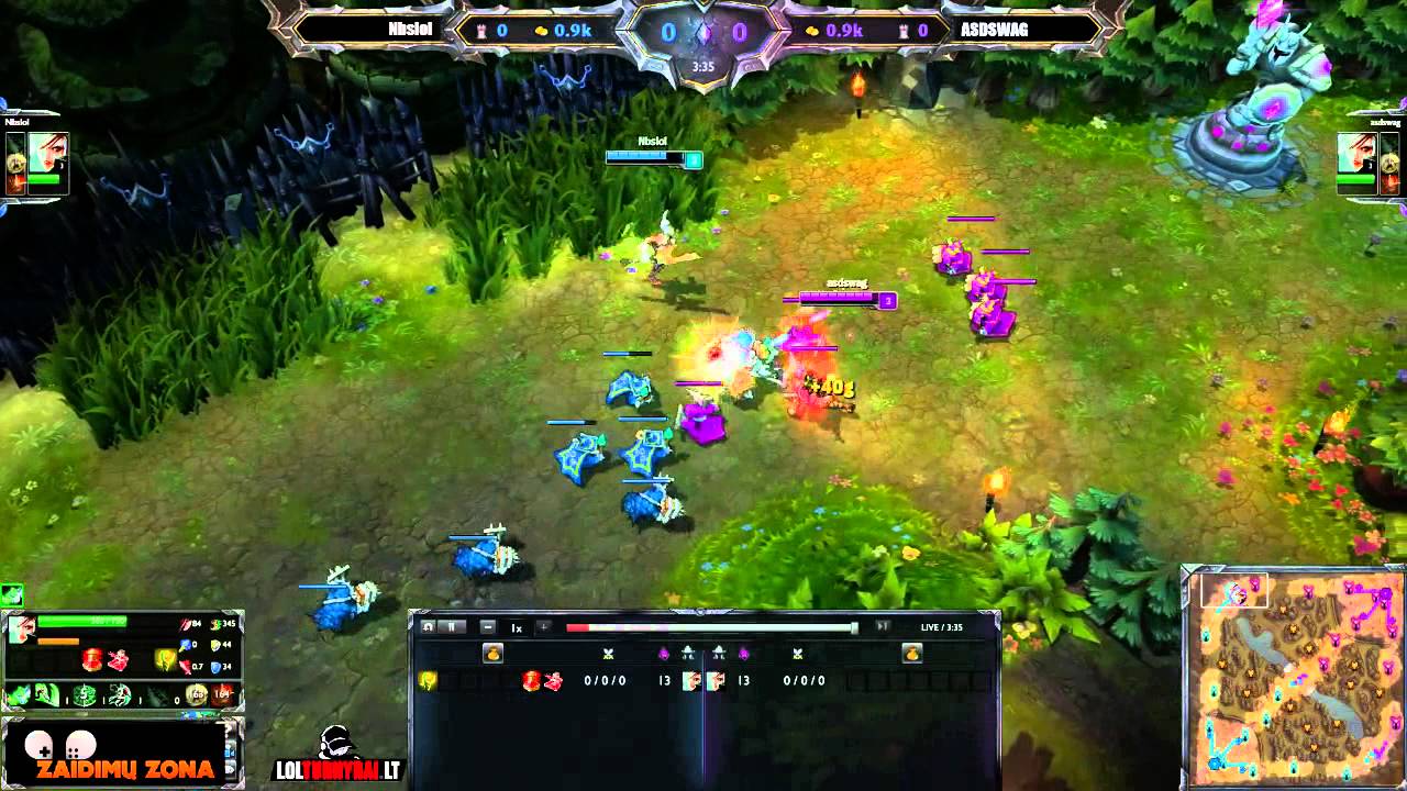 Riven 1x1 11.24 Nbslol vs ASDSWAG Finals BO3 1