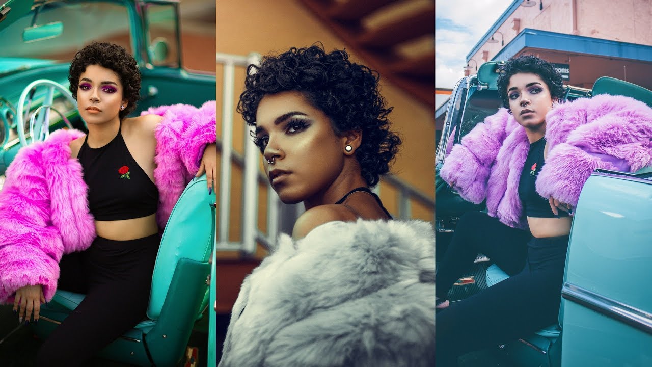 CLASSIC CAR INSPIRED PHOTOSHOOT - BEHIND THE SCENES