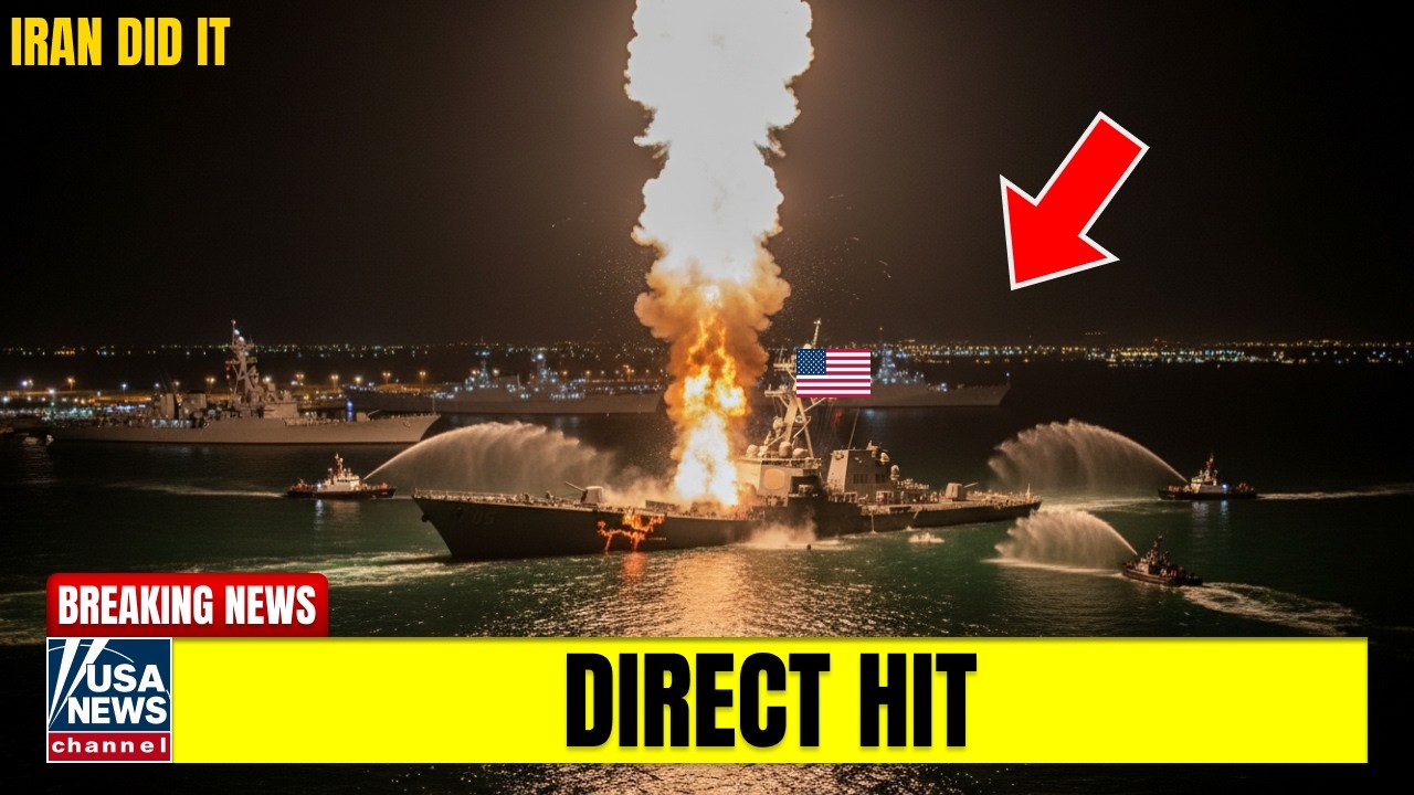 Iranian Submarine Hit USS Churchill With a Missile — The Ship Launched Tomahawks While Still on Fire