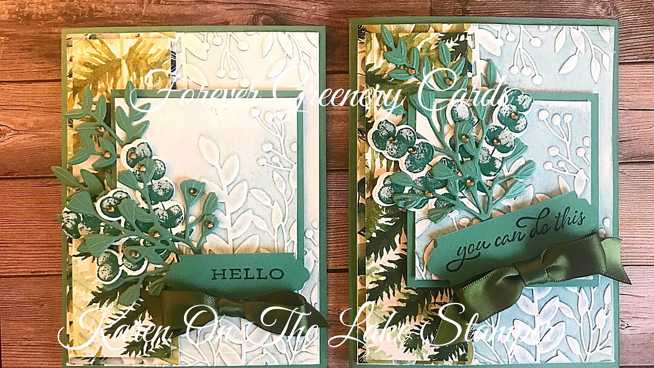 Forever Greenery Cards