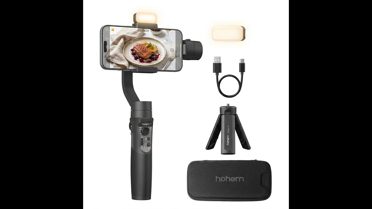 BALANCE MOBILE FOR PORTRAIT MODE IN 3 AXIS HOHEM ISTEADY MOBILE PLUS KIT 2024 VERSION  GIMBAL