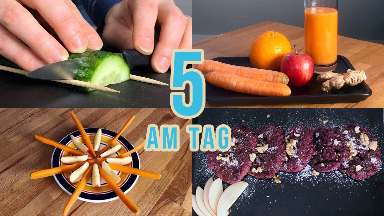 5 Portionen Obst und Gemüse -  mit diesen Tipps schaffst du das