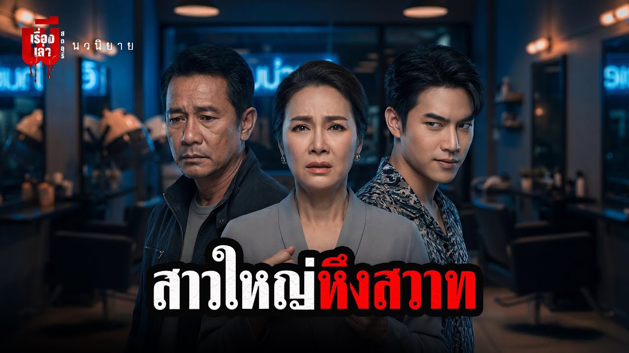 สาวใหญ่หึงสวาท (เรื่องเล่าผีสตอรี่) สาวใหญ่ร้านเสริมสวย หลงเด็กจนลืมผัว