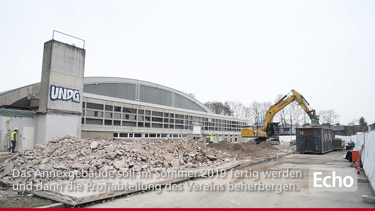 Der Umbau des Darmstädter Stadions schreitet voran