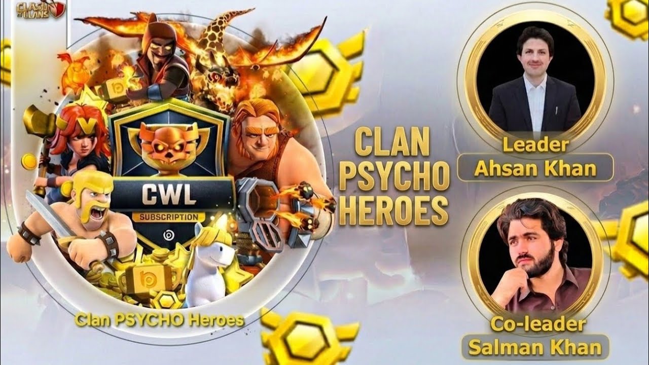 CWL 5 vs 5 1st Day Leading the Charge: Clan PSYCHO Heroes CWL Highlights