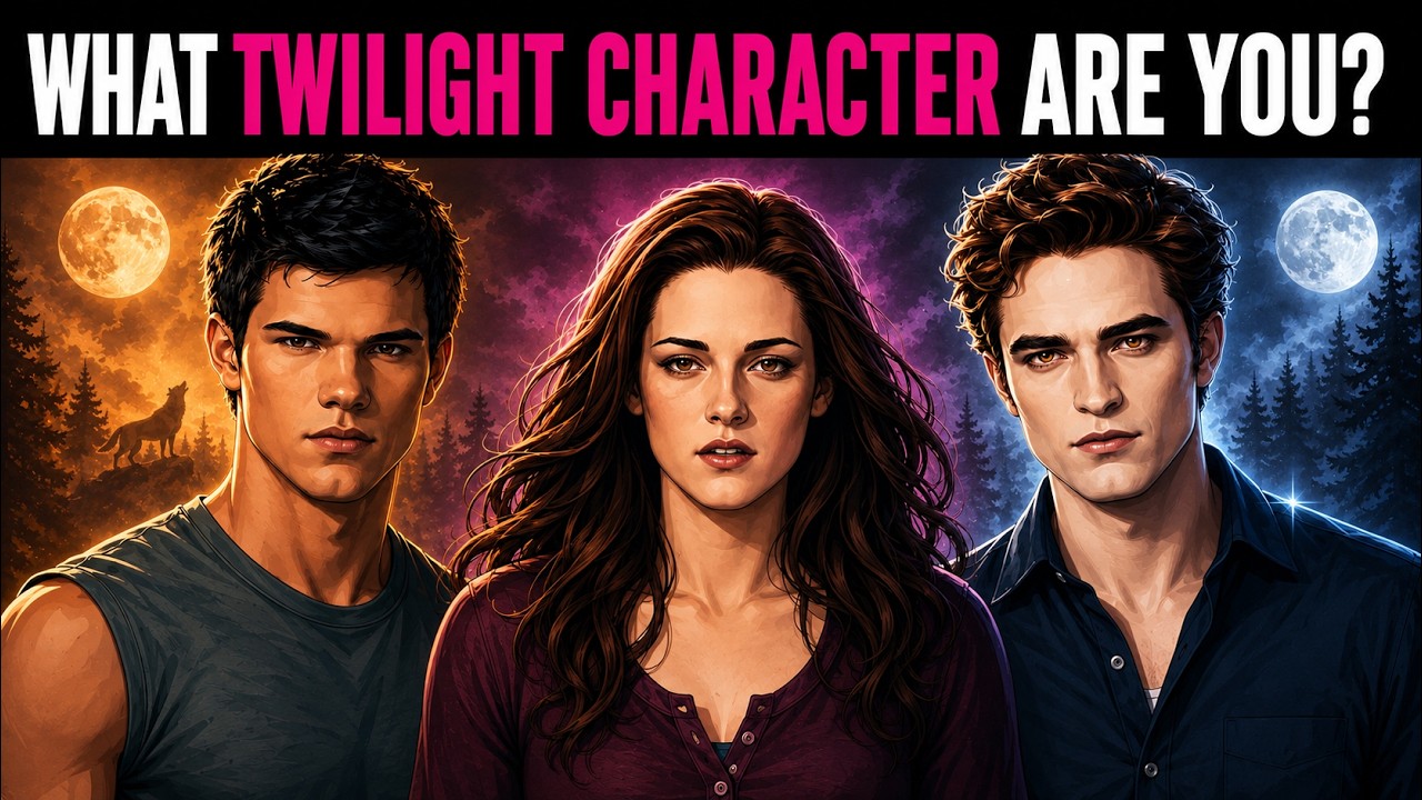 WHICH TWILIGHT CHARACTER ARE YOU? Vampire Or Werewolf Vibe - Personality Test | Magic Quiz