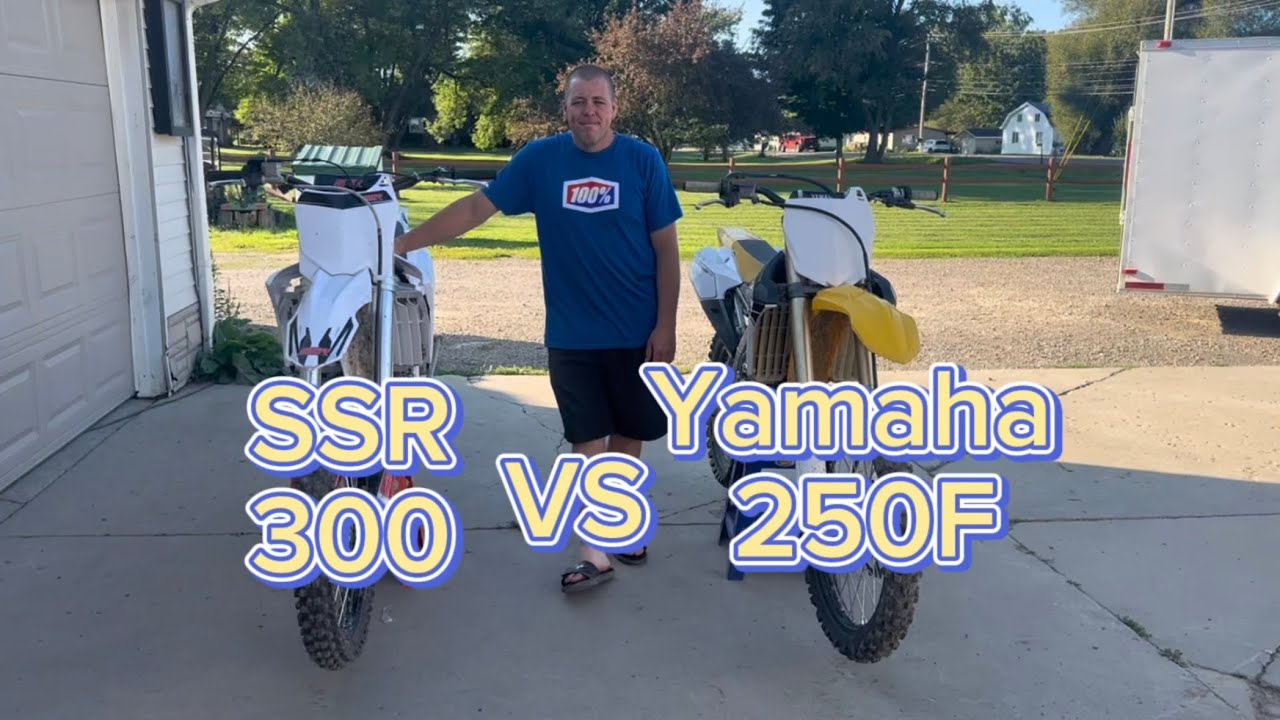 Yamaha YZ250f compared to the SSR SR300f.  Pros and cons!!!