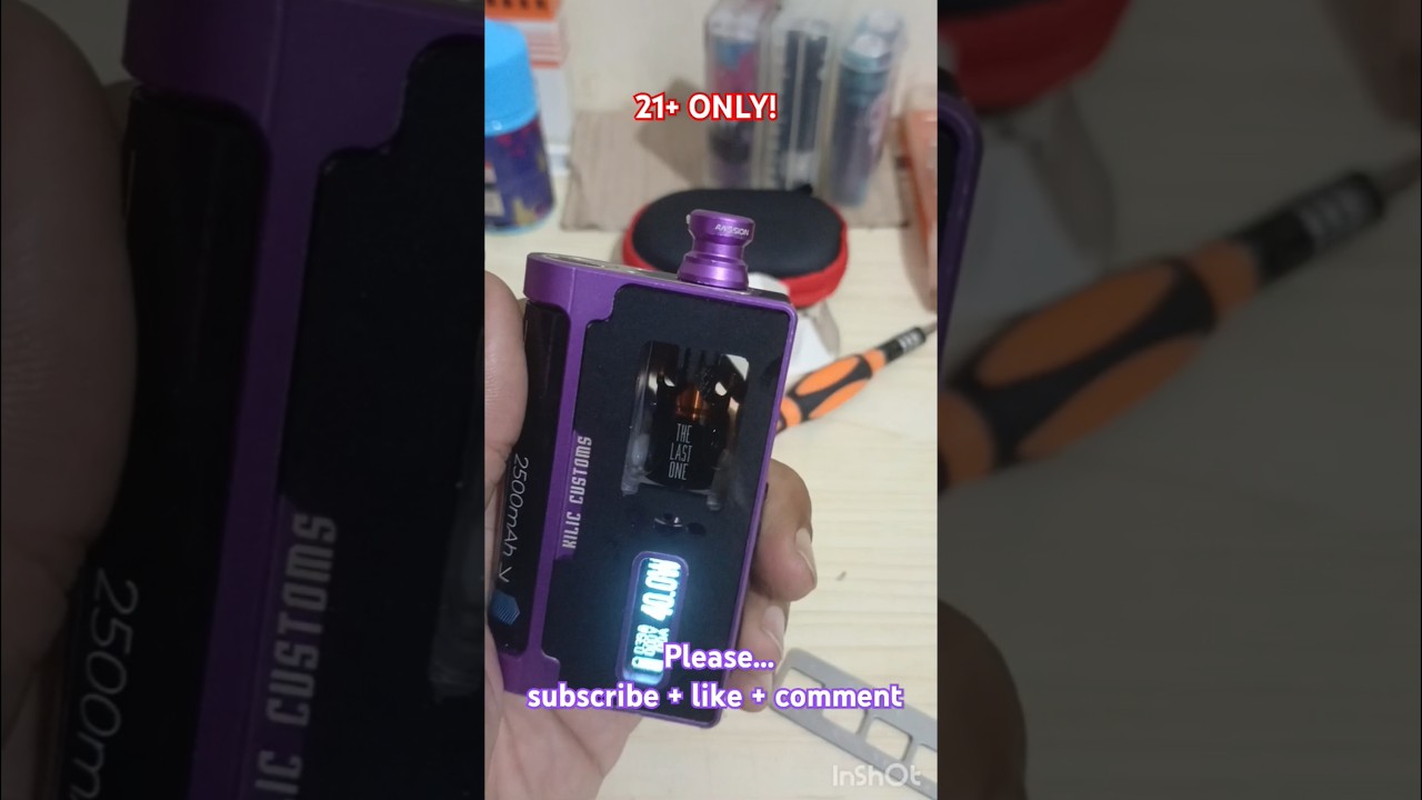 The Last One rba coiling & wicking, mood booster again #vapelive #indovape #shorts