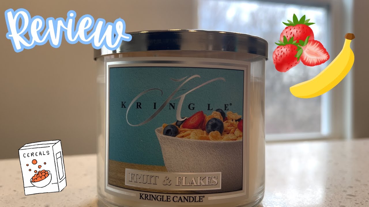Fruit and Flakes Kringle Candle Review | Super Strong!
