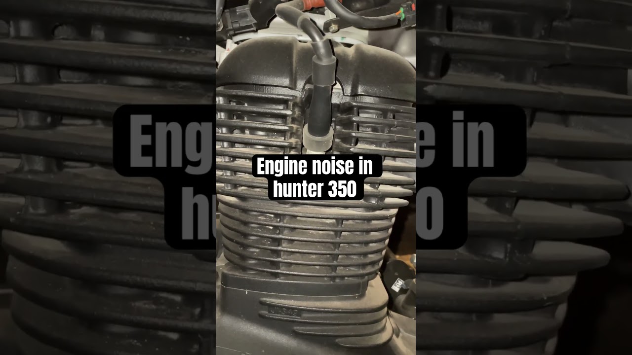 Engine noise in hunter 350 #ytshort #royalenfield #hunter350 #enginenoise #disappointment