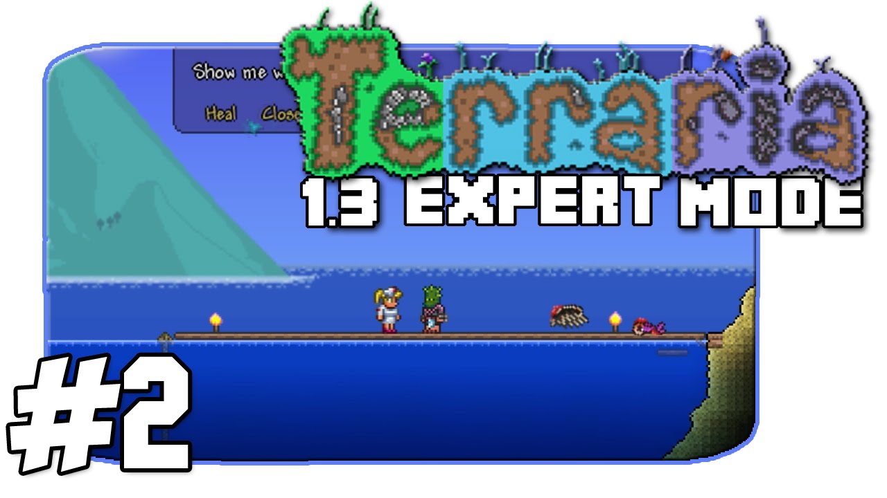 Terraria 1.3 Expert Mode - The Beach - Episode 2