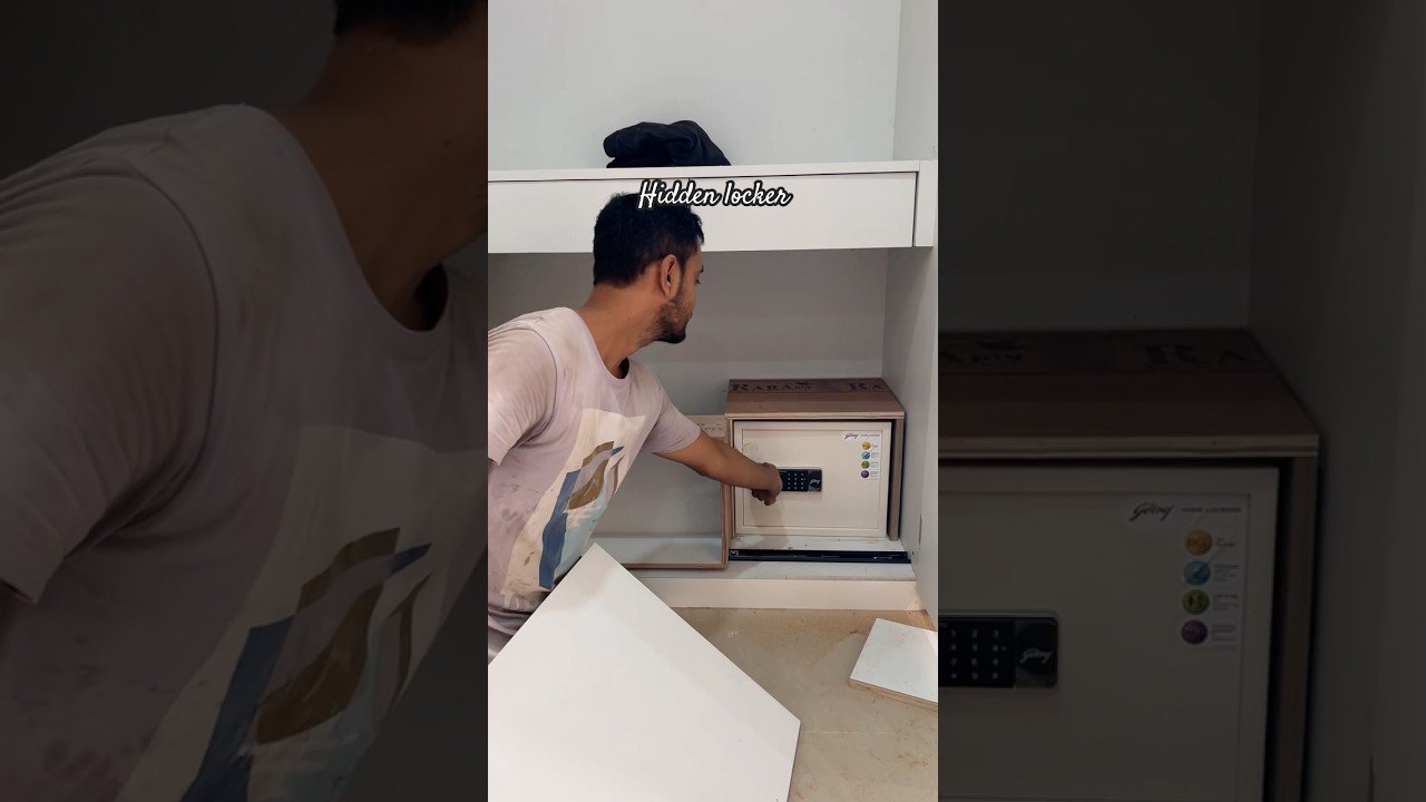 Hidden locker in your wardrobe! #furniture #homedecor #interiordesign #home #interiormaster