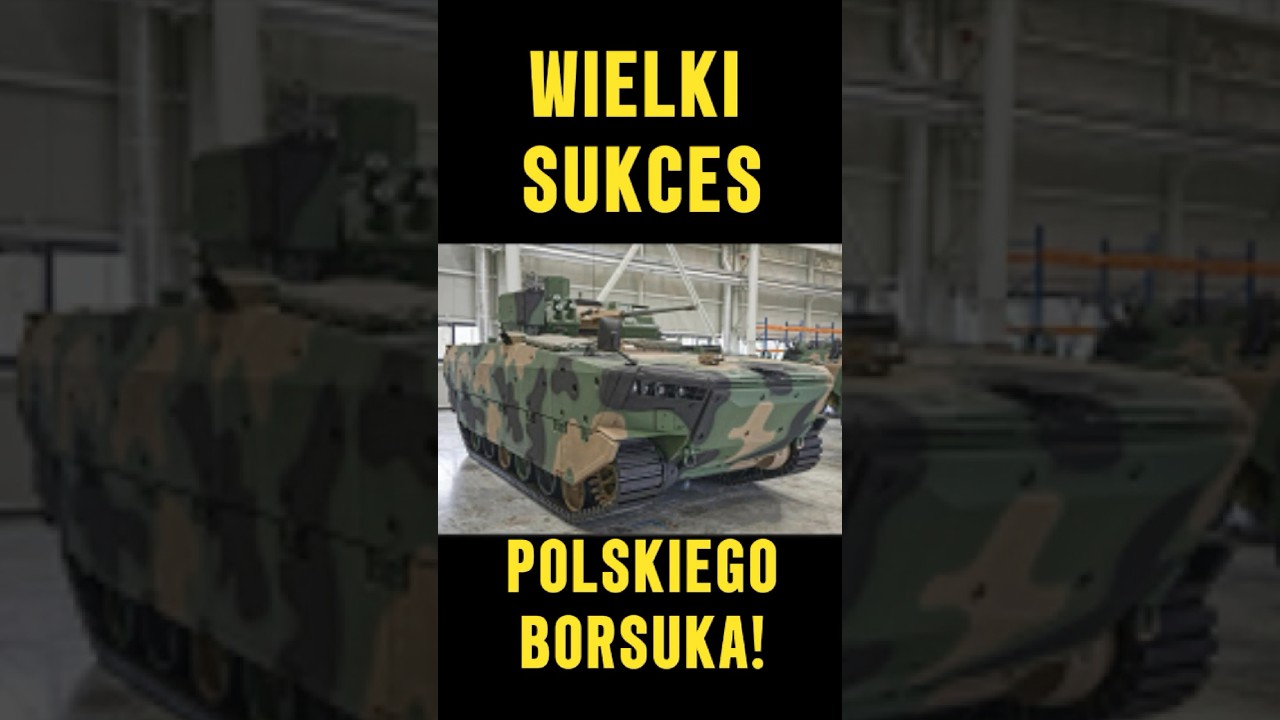 WIELKI SUKCES BWP BORSUK - PIERWSZE SERYJNE WOZY ODEBRANE!