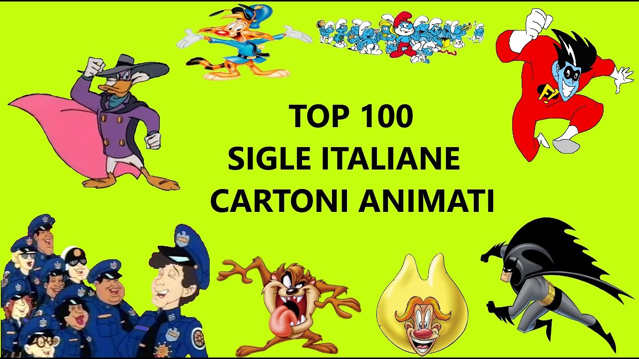 TOP 100 Sigle Italiane dei Cartoni Animati (votate) #cristinadavena #giorgiovanni #cartonianimati