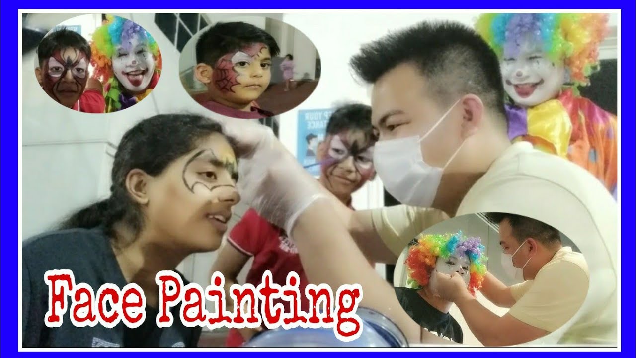 Face  Painting🖌️ Dubai| Kids face painting| Clowns face painting  #dubaifacepainter #facepainting