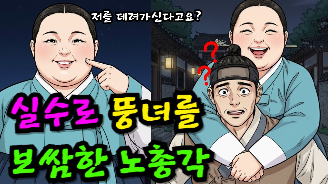 실수로 뚱녀를 보쌈해온 노총각 하지만 뚱녀가 복덩이였다 야담|만담|전설|옛날이야기|사연