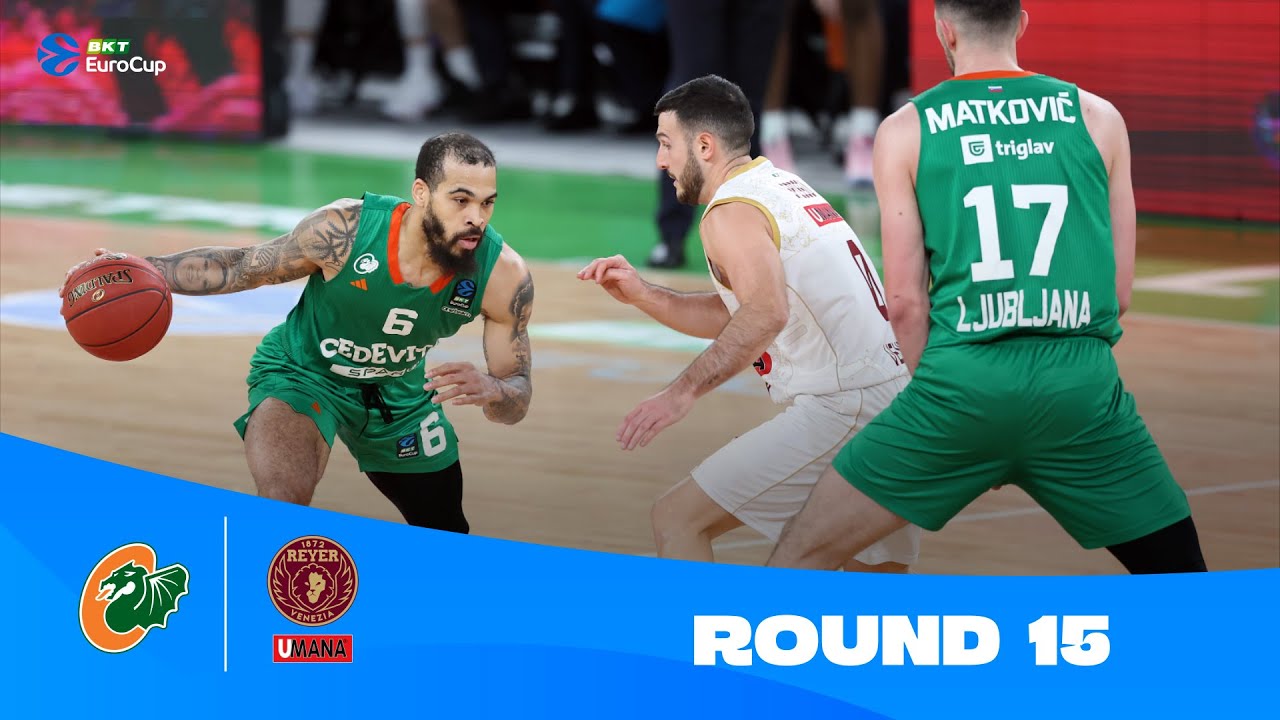 Cedevita Olimpija Ljubljana-Umana Reyer Venice | Round 15 Highlights | 2023-24 BKT EuroCup