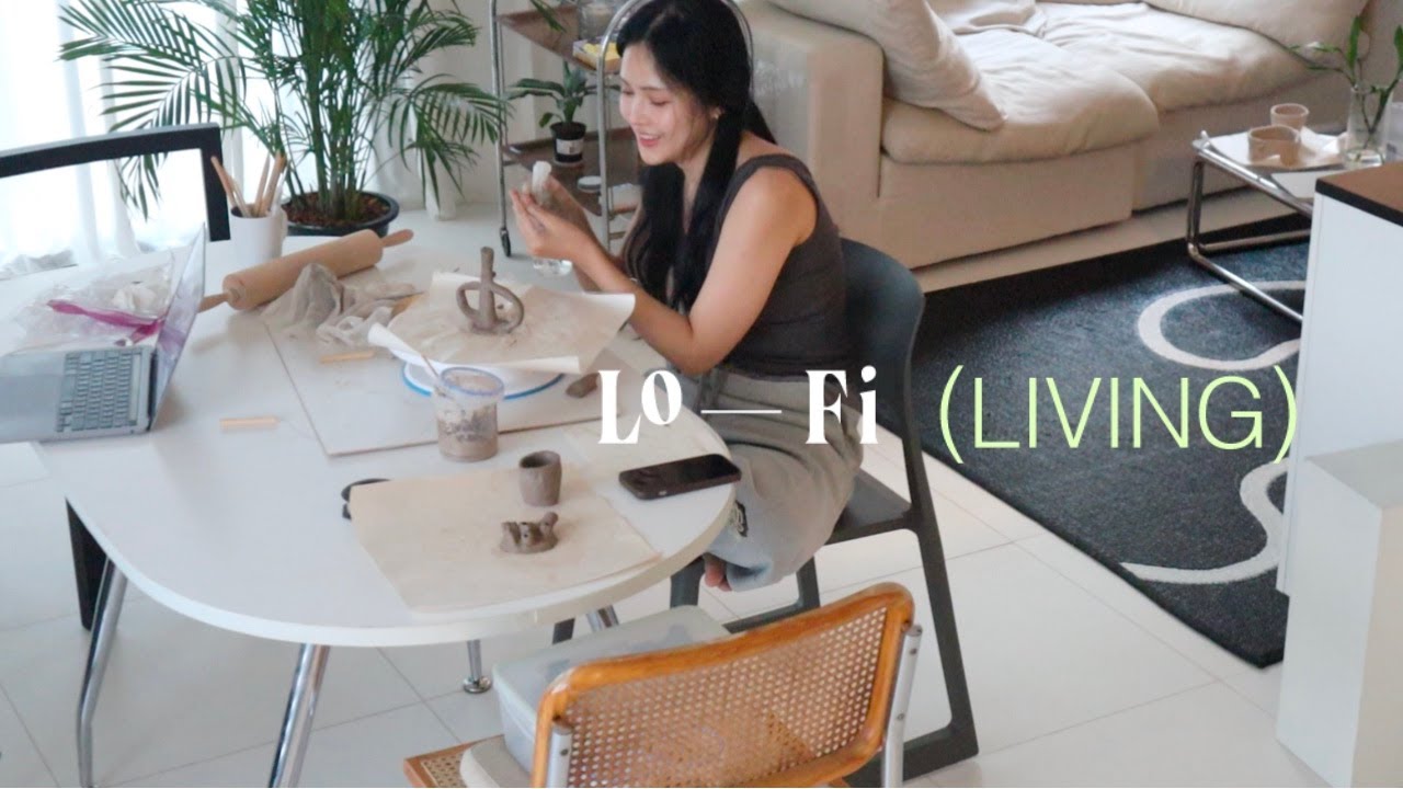 (EN) Lo-fi Living 🌿Home Diary💐 เปลี่ยนบ้านเป็น Cozy Art Studio 🍶 mynjimye