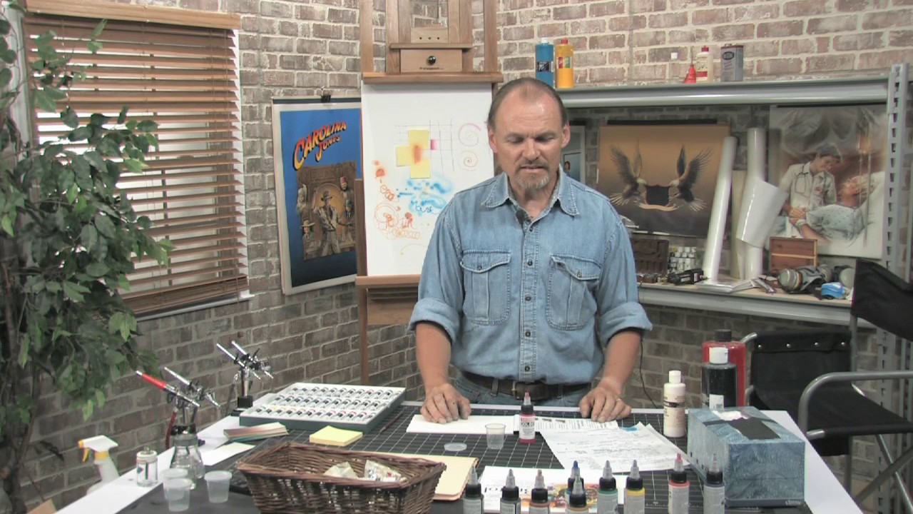 Differences In Transparent and Opaque Paint In Airbrushing With Dan Nelson