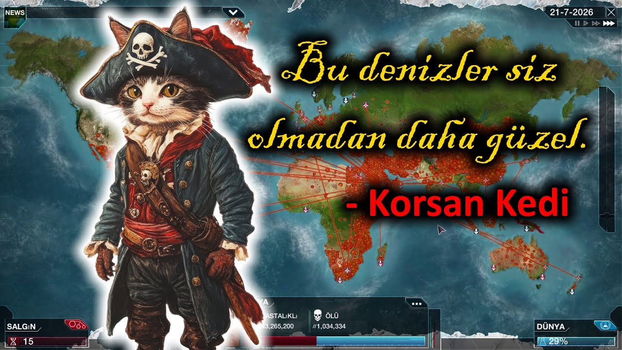 Plague Inc - Şimdi Grönland'a nasıl gideceksiniz (Senaryo: Korsan Salgını & Kimin Umurunda) [Türkçe]